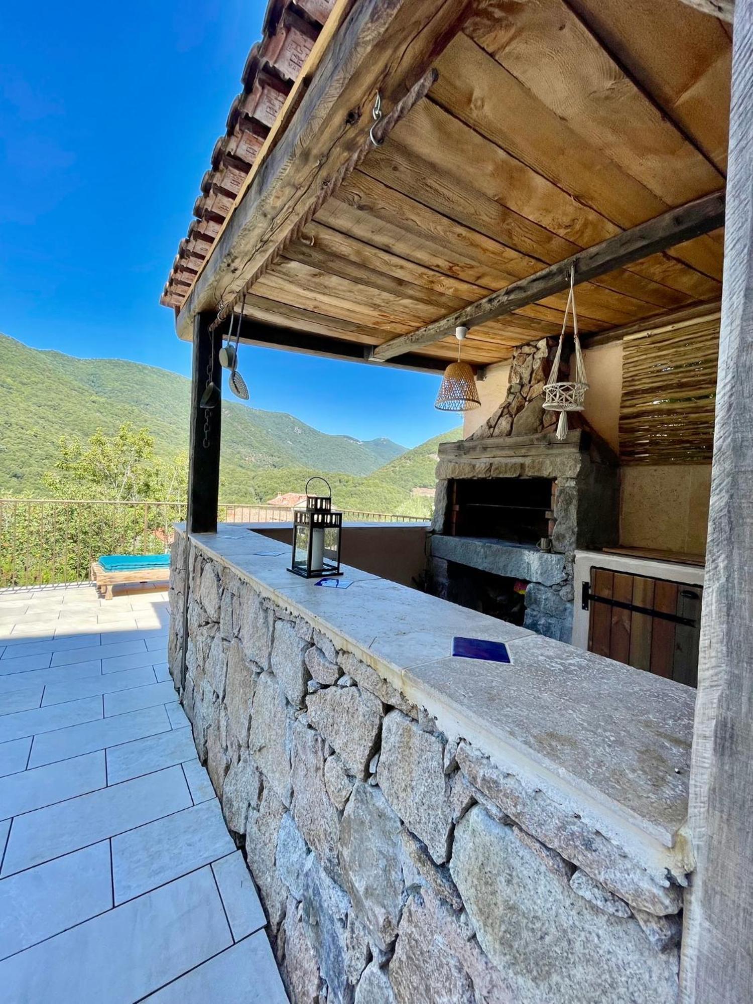 Casa Arena Authentique Maison De Village Avec Piscine Au Coeur De L'Alta Rocca - Zoza Exterior foto