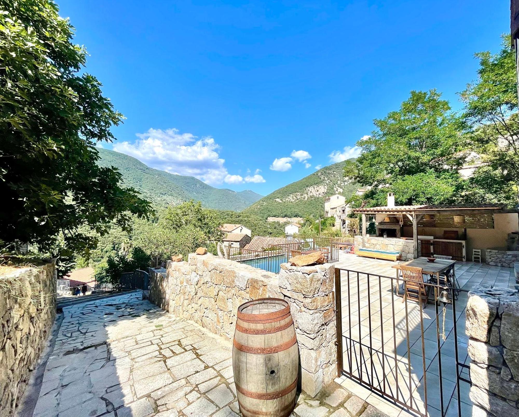 Casa Arena Authentique Maison De Village Avec Piscine Au Coeur De L'Alta Rocca - Zoza Exterior foto