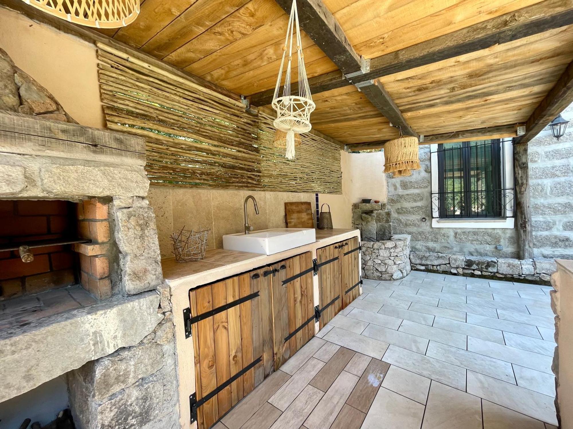 Casa Arena Authentique Maison De Village Avec Piscine Au Coeur De L'Alta Rocca - Zoza Exterior foto