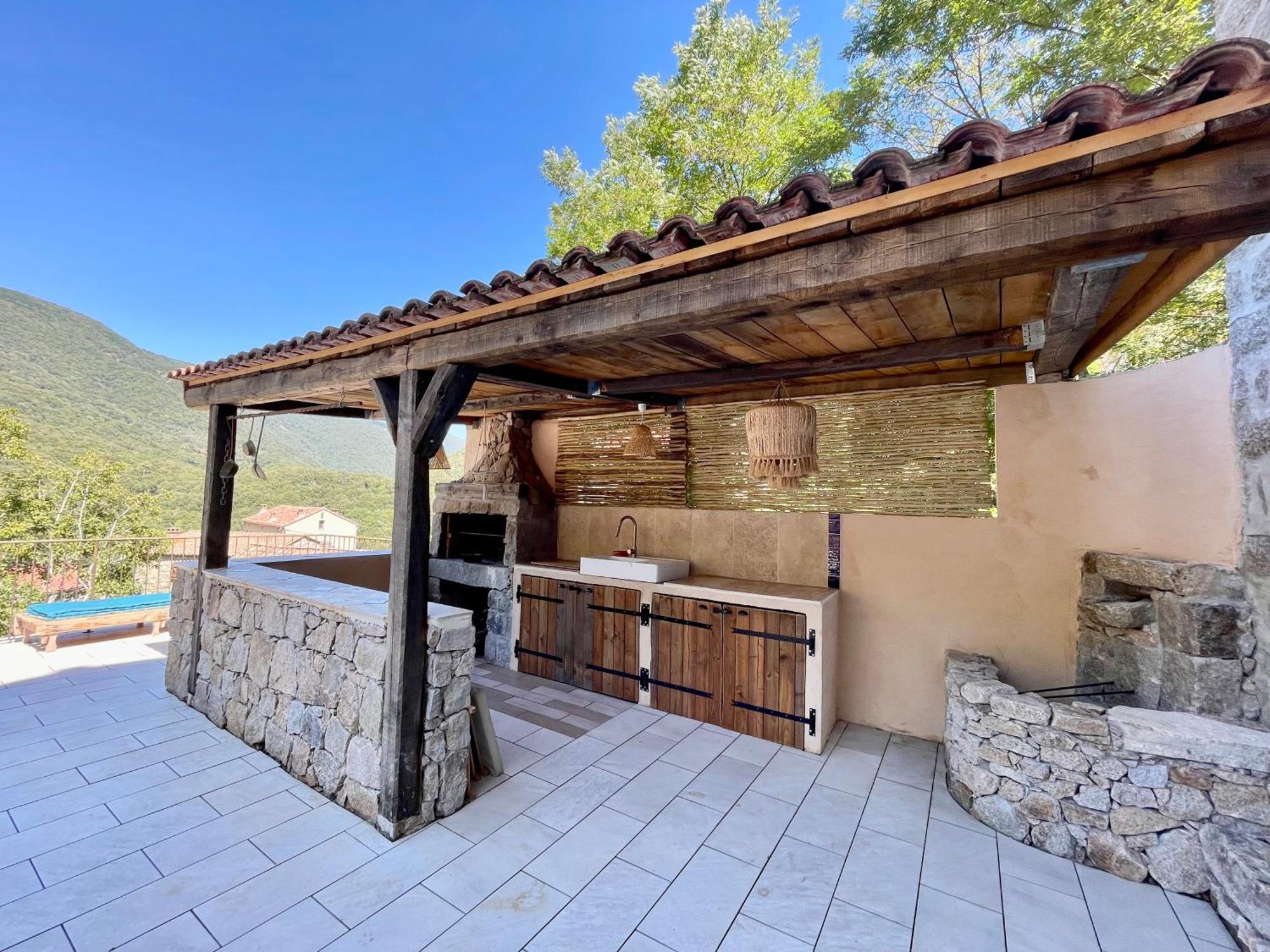 Casa Arena Authentique Maison De Village Avec Piscine Au Coeur De L'Alta Rocca - Zoza Exterior foto